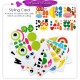 Little B House DIY Handmade Animal Cartoon Paper Plate Drawing Art Craft for Kids Mainan Seni - BT95