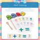 [Little B House]Kids Training Focus Hand-Eye Coordination Clip Beads Montessori Toy Mainan Montessori-BT209