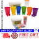[Little B House] Montessori Learning Toys Rainbow Colored Counting Bears with Cups Mainan Matematik-BT215