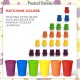 [Little B House] Montessori Learning Toys Rainbow Colored Counting Bears with Cups Mainan Matematik-BT215