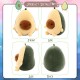 [Little B House] Cute Avocado Plush Toy Soft Doll Pillow Cartoon Fruit Pillow Bantal Avocado-BT217