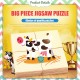 Little B House TOI Wooden Transport Farm Animal Big Puzzle Develop Educational Toy Puzzle Kayu - BT98