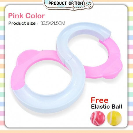 [Little B House] 8 Track Ball with 2 Ball Toys Attention Coordination Training Montessori Mainan Fokus -BT219