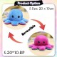 Little B House Octopus Plush Double Sided Flip Octopus Gifts Kids 章鱼娃娃 Patung Sotong - BT308