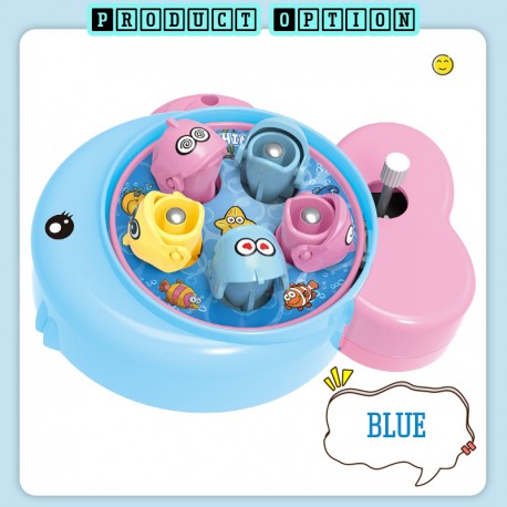 Little B House Clockwork Magnetic Fishing Toy Interactive Toys For Children Mainan Memancing Ikan - BT316