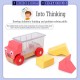 Little B House Wooden Building Vehicle Play Truck Montessori Toy Puzzle Game Mainan Montessori - BT317
