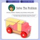 Little B House Wooden Building Vehicle Play Truck Montessori Toy Puzzle Game Mainan Montessori - BT317
