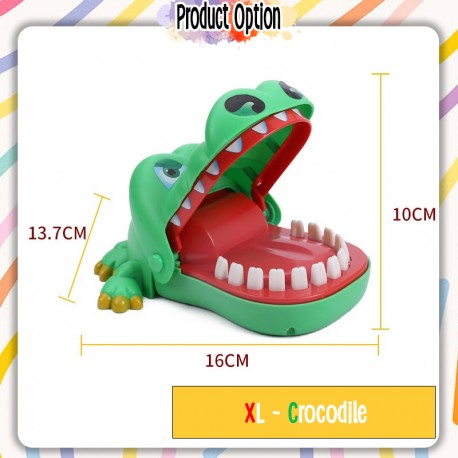[Little B House] Crocodile Dentist Finger Game Funny Toy Tooth Extraction Bite Finger 鳄鱼咬手指玩具 Mainan Buaya - BT248