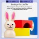 Little B House Rabbit Magic Puzzle Box Wooden Tabletop Game Montessori Toy 兔宝宝魔术箱 Mainan Montessori - BT318