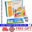 LittleBHouse Wooden­ Building Block Puzzle Prince Saves Princess Montessori Toy 王子救公主 Mainan Montessori - BT320