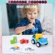 LittleBHouse Preschool Puzzle Game Car Educational Building Blocks Wooden Toys Mainan Montessori - BT321