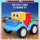 LittleBHouse Preschool Puzzle Game Car Educational Building Blocks Wooden Toys Mainan Montessori - BT321