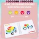 LittleBHouse Preschool Puzzle Game Car Educational Building Blocks Wooden Toys Mainan Montessori - BT321