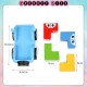 LittleBHouse Preschool Puzzle Game Car Educational Building Blocks Wooden Toys Mainan Montessori - BT321