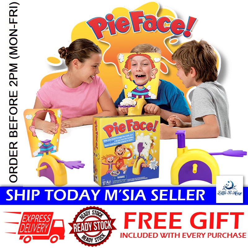 Pie in deals the face toy