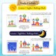 Little B House Day&Night Wooden Toys Skill-Building Blocks STEM Montessori Toy Mainan Montessori - BT323