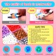 [Little B House] 50g 36 Color Magic Beads 3D Handmade DIY Water Spray Beads Making Toy 魔法珠 Ajaib Diy - BT267-Bean