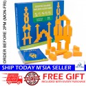 Little B House Wooden Balance Building Blocks Construction Stacking Montessori Toys Mainan Montessori- BT324