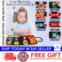LittleBHouse STEM Basic Skills Activity Board Learning Montessori Toys Busy Board Mainan Montessori- BT325