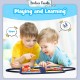 LittleBHouse STEM Basic Skills Activity Board Learning Montessori Toys Busy Board Mainan Montessori- BT325