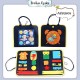 LittleBHouse STEM Basic Skills Activity Board Learning Montessori Toys Busy Board Mainan Montessori- BT325