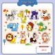 Little B House Preschool Early Educational Wood Puzzle Hand Matching Animal&Insect Teka Teki - PuzzleGroup