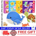 Little B House Large Wooden Puzzle Jigsaw Fruits Transport Animals Educational Toys Puzzle Besar - BT200