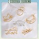 Little B House Korean Gold Silver Geometry Triangle Hair Pin Hair Clip Accessories Jepit Rambut - H05