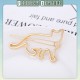 Little B House Korean Gold Silver Geometry Triangle Hair Pin Hair Clip Accessories Jepit Rambut - H05