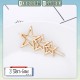Little B House Korean Gold Silver Geometry Triangle Hair Pin Hair Clip Accessories Jepit Rambut - H05