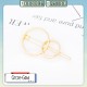 Little B House Korean Gold Silver Geometry Triangle Hair Pin Hair Clip Accessories Jepit Rambut - H05