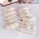 Little B House Korean Style Pearl Design Hairpin Hair Accessory Crystal Hair Clips Jepit Rambut - H39