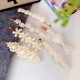 Little B House Korean Style Pearl Design Hairpin Hair Accessory Crystal Hair Clips Jepit Rambut - H39