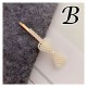 Little B House Korean Style Pearl Design Hairpin Hair Accessory Crystal Hair Clips Jepit Rambut - H39