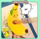 [Little B House] Cartoon Lovely Cotton Banana Plush Toy Doll Pillow Birthday Gift Bantal Pisang - BT273