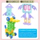 [Little B House] Educational 100pcs Children DIY Building Blocks Toys Montessori Kids Baby Mainan Blok -BT283