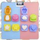 Little B House DIY Rice Ball Mould Cartoon Sushi Maker Rice Roll Mold Boiled Egg Mold Acuan Telur - KW09