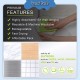 Little B House 5pcs Germany Profissimo Schwammtücher Dishcloth Kitchen Towel Oil-free Sponge Kain Dapur- KW12