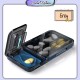 Little B House Travel Pill Compartment Case Storage Medicine Splitter with Cutter Blade Kotak Ubat - TV03