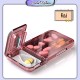 Little B House Travel Pill Compartment Case Storage Medicine Splitter with Cutter Blade Kotak Ubat - TV03