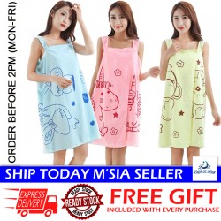 Little B House Wearable Fast Drying Bath Towel Cute Design Quick Dry Bath Towels Tuala Mandi - TV06