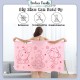 Little B House Wearable Fast Drying Bath Towel Cute Design Quick Dry Bath Towels Tuala Mandi - TV06