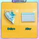 Little B House Portable Face Masks Storage Clip Organizer Mask Storage Face Mask Keeper Simpanan Mask - Mask05