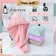 Little B House Hair Towel with Button Absorbent Fast Drying Hair Wraps for Women & Kid Tuala Rambut - TV07