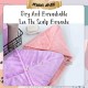 Little B House Hair Towel with Button Absorbent Fast Drying Hair Wraps for Women & Kid Tuala Rambut - TV07