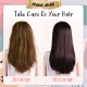Little B House Hair Towel with Button Absorbent Fast Drying Hair Wraps for Women & Kid Tuala Rambut - TV07