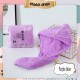 Little B House Hair Towel with Button Absorbent Fast Drying Hair Wraps for Women & Kid Tuala Rambut - TV07