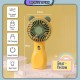 Little B House Charging Portable Fan USB Rechargeable Handheld Mini Fan with Night Light Kipas Mini - TV08