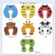 Little B House Door Stopper Finger Pinch Guard Animal Soft Foam Cushion Slamming Door Sendal Pintu - BS09