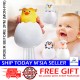Little B House Water Spray Baby Cloud Penguin Duck Egg Bath Shower Toys Floating Sprinkler Mainan Mandi - BA10